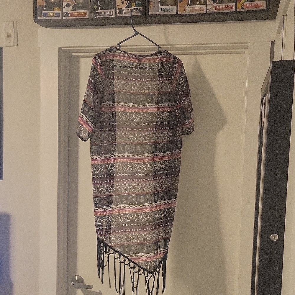 Rue21 Multicolor Patterned Kimono Brand New - Picture 3 of 3